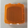 MSBA-5012 тара для одного фотошаблона 5"х5" 127х127x3.2мм янтарный ABS А/С (Аналог Entegris MH60-50A)