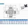 PEG Фиттинг пневматический AirTac (tube-tube type)