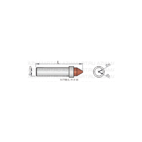3175B-L-V-F-H Инструмент для монтажа кристаллов (Collet/Pick Up Tool)