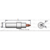 3175C-L-V-F-H Инструмент для монтажа кристаллов (Collet/Pick Up Tool)