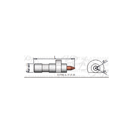 3175E-L-V-F-H Инструмент для монтажа кристаллов (Collet/Pick Up Tool)
