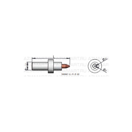 3000C-L-V-F-H Инструмент для монтажа кристаллов (Collet/Pick Up Tool)