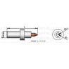 3000C-L-V-F-H Инструмент для монтажа кристаллов (Collet/Pick Up Tool)
