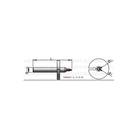3000FC-L-V-F-H Инструмент для монтажа кристаллов (Collet/Pick Up Tool)