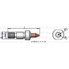 2500M-L-V-F-H Инструмент для монтажа кристаллов (Collet/Pick Up Tool)