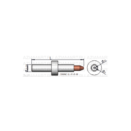 2000C-L-V-F-H Инструмент для монтажа кристаллов (Collet/Pick Up Tool)