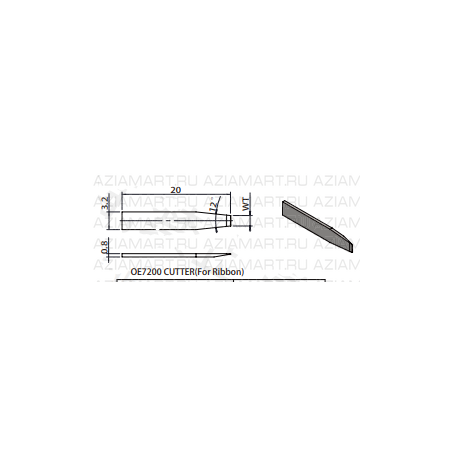 OE7200 CUTTER (for ribbon)